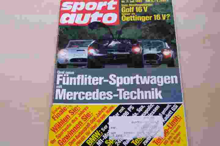 Deckblatt Sport Auto (07/1985)